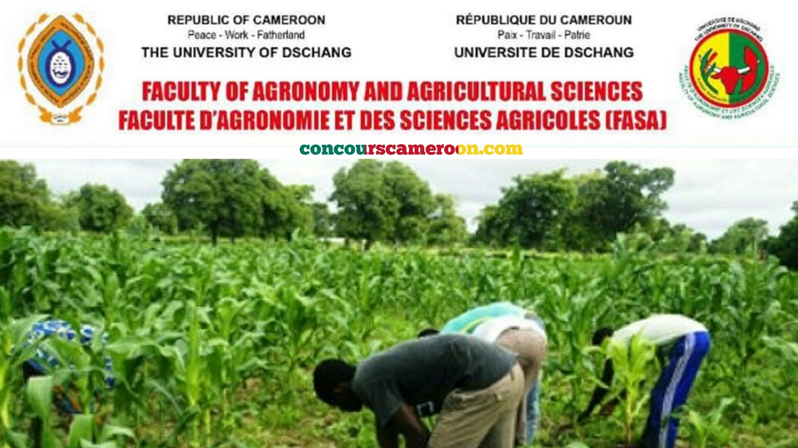 Anciennes épreuves Biologie du concours d’entrer à la Faculté d’Agronomie et des Science Agricole (FASA)