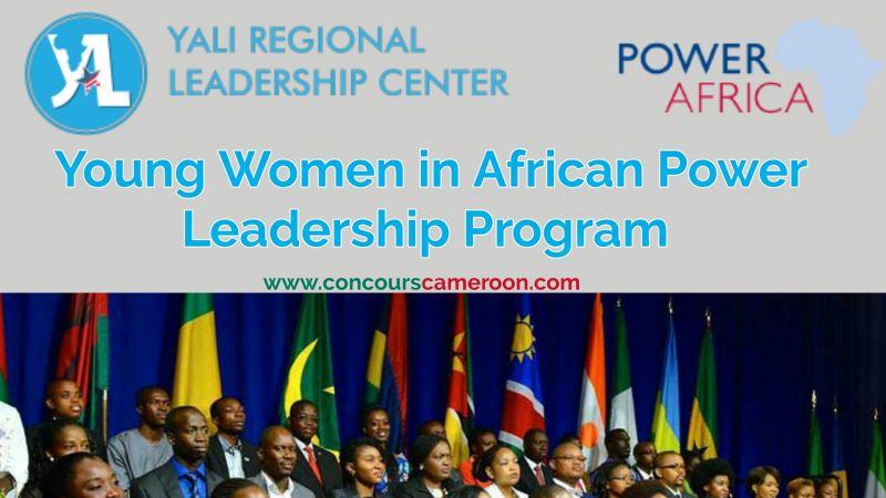 YALI Power Africa’s Young Women in African Power Leadership Program (Fully-funded) 2020