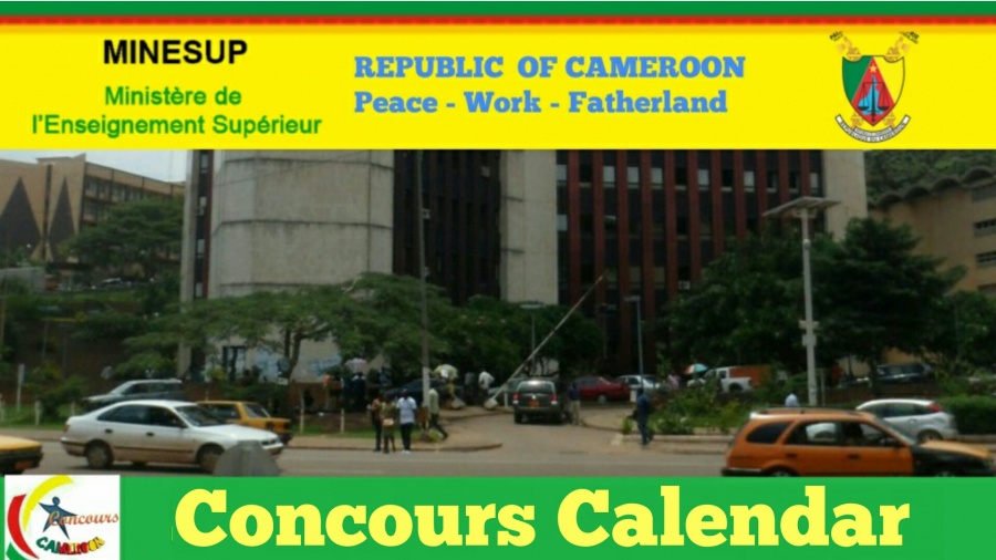Calendar for entrance examination Cameroon institutions of State Universities 2021-2022 academic year