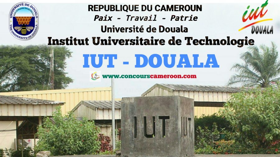 Arrêté concours IUT Douala 2026