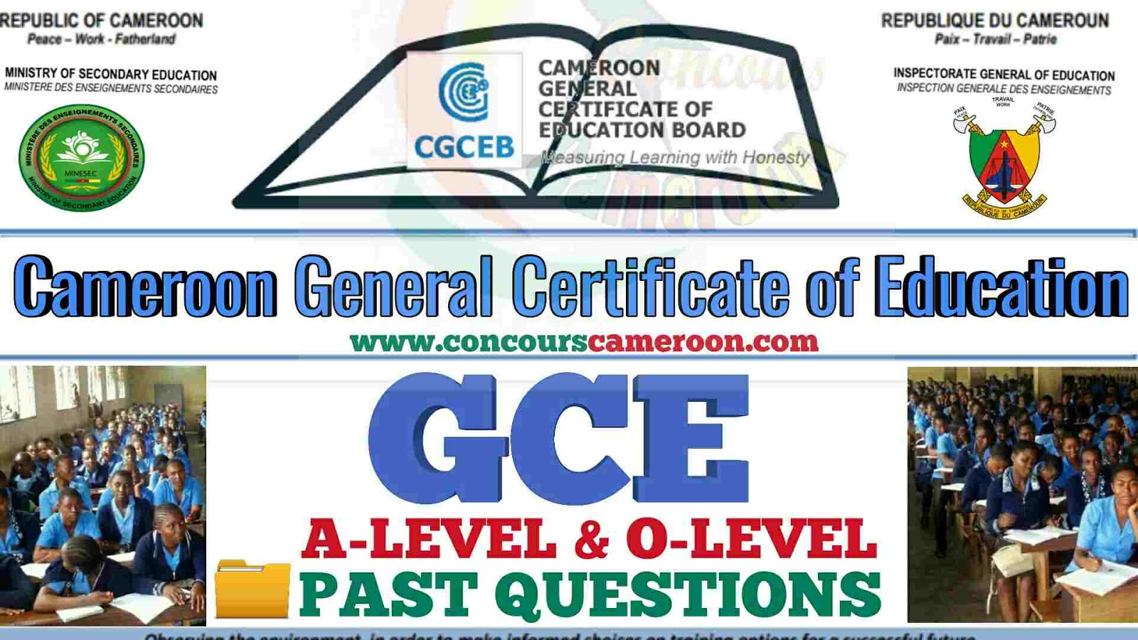 French GCE Ordinary Level Paper 2 June 2012 Past Questions free download (PDF)